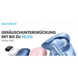 Anker Soundcore Liberty 4 NC sluchátka otevřená (On Ear) Bluetooth® stereo černá Potlačení hluku voděodolná, Nabíjecí pouzdro