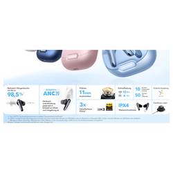 Anker Soundcore Liberty 4 NC sluchátka otevřená (On Ear) Bluetooth® stereo černá Potlačení hluku voděodolná, Nabíjecí pouzdro