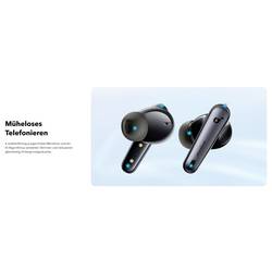 Anker Soundcore Liberty 4 NC sluchátka otevřená (On Ear) Bluetooth® stereo černá Potlačení hluku voděodolná, Nabíjecí pouzdro