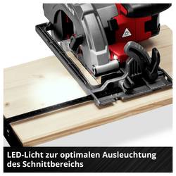 Einhell TE-CS 18/165-2 Li - Solo aku ruční kotoučová pila, max. řez 57 mm, bez akumulátoru, bez nabíječky, vč. paralelního dorazu, 18 V, 4331230