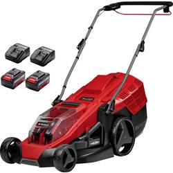 Einhell Power X-Change GE-CM 36/43 Li M (2x4,0Ah) akumulátor Akumulátorová sekačka + akumulátor, vč. nabíječky, rukojeť T, mulčovací funkce, výškově