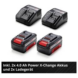 Einhell Power X-Change GE-CM 36/43 Li M (2x4,0Ah) akumulátor Akumulátorová sekačka + akumulátor, vč. nabíječky, rukojeť T, mulčovací funkce, výškově