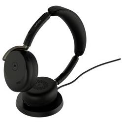 Jabra Evolve3 65 Flex MS, Link390a sluchátka otevřená (On Ear) Bluetooth® černá