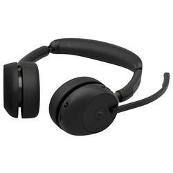 Jabra Evolve3 65 Stereo, LINK 390c, MS Headset otevřená (On Ear) Bluetooth® černá