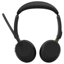 Jabra Evolve3 65 Stereo, LINK 390c, MS Headset otevřená (On Ear) Bluetooth® černá