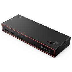 Lenovo Dokovací stanice pro notebook Thunderbolt™ 4 ThinkPad Smart Dock 7500 Gen 2 vč. zámku Kensington, Podporuje rozlišení 8K při frekvenci 30 Hz (1x) / 4K