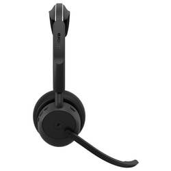 Jabra Evolve3 45 Stereo, LINK 390c, MS Headset otevřená (On Ear) Bluetooth®, Bez kabelu černá