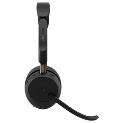 Jabra Evolve3 65 Stereo, LINK 390a, MS Headset otevřená (On Ear) Bluetooth® černá