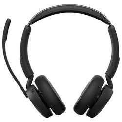 Jabra Evolve3 45 Stereo, LINK 390c, MS Headset otevřená (On Ear) Bluetooth®, Bez kabelu černá