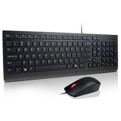 Lenovo 4X31R64414 kabelový sada klávesnice a myše tlačítka multimédií německá, QWERTZ černá