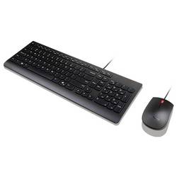 Lenovo 4X31R64414 kabelový sada klávesnice a myše tlačítka multimédií německá, QWERTZ černá