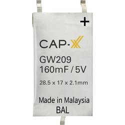 CAP-XX GW209F Superkondenzátor (Super Cap) 160 mF 5 V 1 ks Box