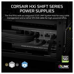 Corsair HX1000i SHIFT PC síťový zdroj 1000 W ATX 80 PLUS® Platinum