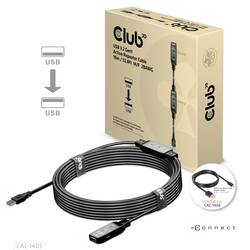 club3D USB kabel USB 3.2 Gen1 USB-C ® zástrčka 10.00 m černá CAC-1405