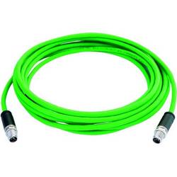 Telegärtner 100017197 M 12 síťové kabely, propojovací kabely CAT 6A S/FTP 10 m zelená 1 ks