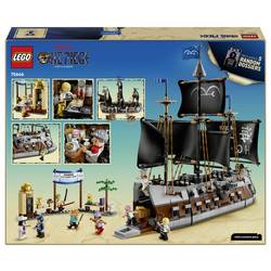75646 LEGO® ONE PIECE Garps Marineuschiff; stavebnice s 8 minifigurami pro válečné hry; fanoušek pro virtuální realitu One PIECE; dárek pro děti od 9 let