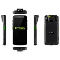 Cyrus CS75XA MDE / mobilní zařízení pro získávání dat Laser černá skener pro smartphone USB-C®, NFC Print™, Bluetooth, Wi-Fi 5 (IEEE 802.11 ac/n/g/b/a)
