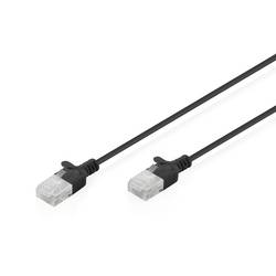 Digitus DK-1618-050S-BL RJ45 síťové kabely, propojovací kabely CAT 6 U/UTP 5 m černá 1 ks