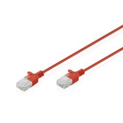 Digitus DK-1618-020S-R RJ45 síťové kabely, propojovací kabely CAT 6 U/UTP 2 m červená 1 ks