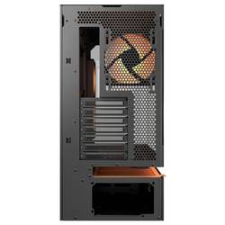 Cougar CFV235 midi tower PC skříň černá 4 předinstalované ventilátory, integrované osvětlení, boční okno, prachový filtr