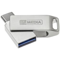 MyMEDIA My Dual USB 3.2 Gen 1 /USB C Drive 128GB USB flash disk 128 GB stříbrná 69271 USB 3.2 (Gen 1x1) , USB-C®