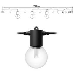 Philips Hue Hue světelný řetěz 929004581901 Hue Festavia Globe White and Color Ambiance pevně vestavěné LED 17.1 W vícebarevný