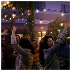 Philips Hue Hue světelný řetěz 929004581901 Hue Festavia Globe White and Color Ambiance pevně vestavěné LED 17.1 W vícebarevný