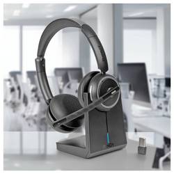 LINDY L118 WL Headset otevřená (On Ear) Bluetooth® černá Počítače