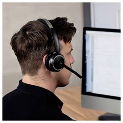 LINDY L118 WL Headset otevřená (On Ear) Bluetooth® černá Počítače