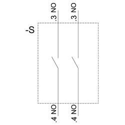 Siemens 3SU1400-1AA10-1DA0 svorkovnice 2 spínací kontakty 500 V DC/AC Vhodné pro značku (relé): Siemens 1 ks