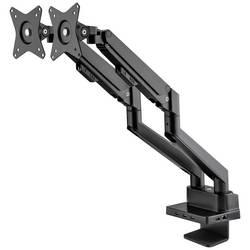 Manhattan 461887 držák na stůl pro monitor 2 Displej: (s) 43,2 cm (17) - 81,3 cm (32) černá naklápěcí, nakláněcí