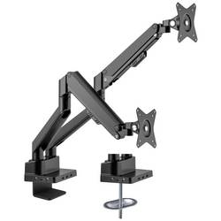 Manhattan 461887 držák na stůl pro monitor 2 Displej: (s) 43,2 cm (17) - 81,3 cm (32) černá naklápěcí, nakláněcí