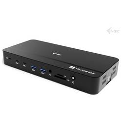 i-tec Dokovací stanice Thunderbolt™ 5 Thunderbolt 5 Triple Display DS vč. zámku Kensington, napájení USB-C®, integrovaná čtečka karet