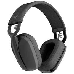 Logitech Zone Vibe Headset uzavřená (Over Ear) Bluetooth® černá Potlačení hluku Počítače