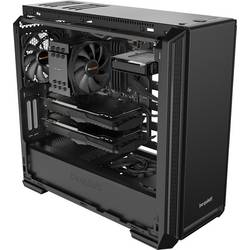 BeQuiet Silent Base 601 midi tower PC skříň černá 2 předinstalované ventilátory, tlumené, prachový filtr