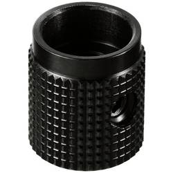 TRU COMPONENTS TC-11613876 otočný knoflík s označením černá (Ø x v) 14 mm x 16 mm hliník 1 ks