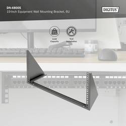 Digitus DN-48005 6 U Vhodné pro hloubku skříně: od 300 mm černá (RAL 9005) 19 palec