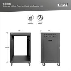 Digitus DN-48001 19palcový rackový vozík 16 U ocelový plech