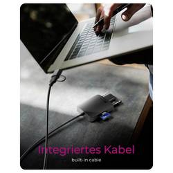 ICY BOX IB-CR302-CU3 externí čtečka paměťových karet USB 3.2 (Gen 1x1) , USB-C™ (USB 3.2 Gen 1) černá