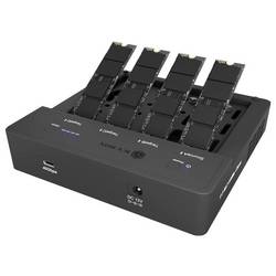 ICY BOX IB-4013MCL-C4 USB 4 M.2 PCIe NVMe Klonovací stanice s funkcí klonování