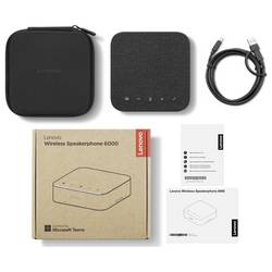 Lenovo Wireless Speakerphone 6000 konferenční reproduktor Bluetooth, USB-C® černá