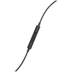 Hama špuntová sluchátka (In Ear) kabelová stereo černá regulace hlasitosti Hi-Fi
