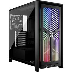 Corsair CORSAIR Geh Midi FRAME 4000X RS Mid-Tower midi tower PC skříň černá 4 předinstalované ventilátory, prachový filtr, boční okno