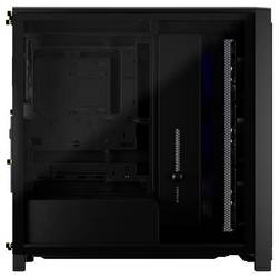 Corsair CORSAIR Geh Midi FRAME 4000X RS Mid-Tower midi tower PC skříň černá 4 předinstalované ventilátory, prachový filtr, boční okno