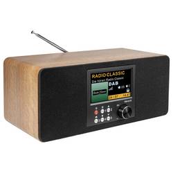 Albrecht DR 864 27864 Akumulátorové rádio, DAB+, FM, funkce alarmu, hnědá, černá