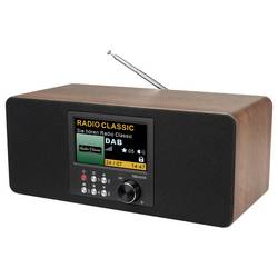 Albrecht DR 864 27864 Akumulátorové rádio, DAB+, FM, funkce alarmu, hnědá, černá