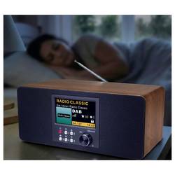 Albrecht DR 864 27864 Akumulátorové rádio, DAB+, FM, funkce alarmu, hnědá, černá