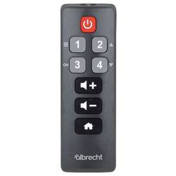 Albrecht DR 864 27864 Akumulátorové rádio, DAB+, FM, funkce alarmu, hnědá, černá