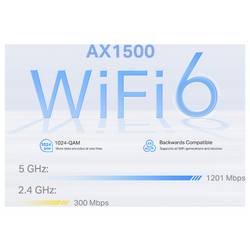 TP-LINK DECO X10-4G(1-PACK) smíšená síť Integrovaný modem: LTE, 2.4 GHz, 5 GHz, 1500 MBit/s