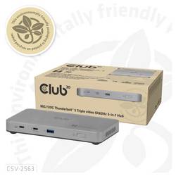 club3D Thunderbolt kabel USB-C® 0 cm vícebarevná CSV-2563 10K UHD Síťový adaptér